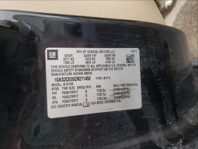 Photo 9 VIN: 1GKS2CE05CR271458 - GMC YUKON SLT 