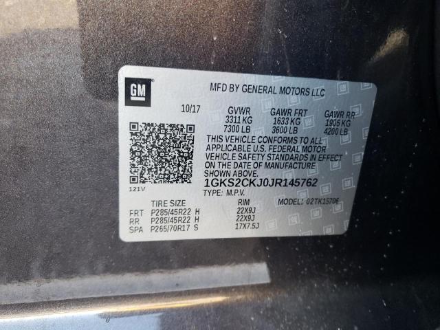 Photo 12 VIN: 1GKS2CKJ0JR145762 - GMC YUKON DENA 