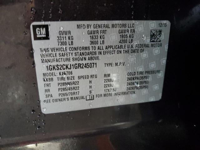 Photo 12 VIN: 1GKS2CKJ1GR245071 - GMC YUKON DENA 