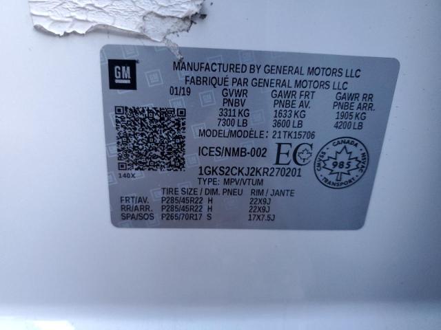 Photo 12 VIN: 1GKS2CKJ2KR270201 - GMC YUKON 