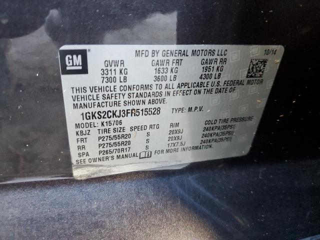 Photo 13 VIN: 1GKS2CKJ3FR515528 - GMC YUKON 