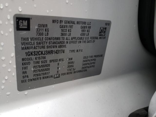 Photo 13 VIN: 1GKS2CKJ3HR143174 - GMC YUKON DENA 