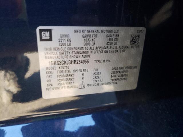 Photo 9 VIN: 1GKS2CKJ3HR234056 - GMC YUKON DENA 