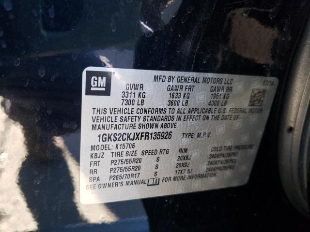 Photo 9 VIN: 1GKS2CKJXFR135926 - GMC YUKON 