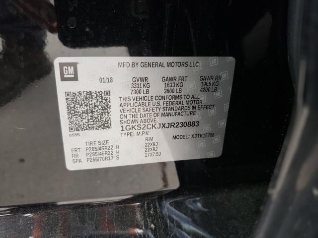 Photo 9 VIN: 1GKS2CKJXJR230883 - GMC YUKON DENA 