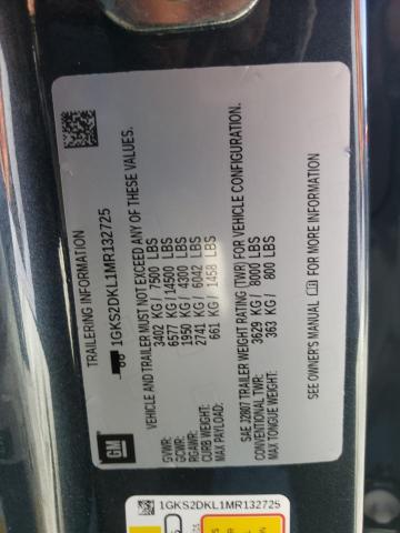 Photo 12 VIN: 1GKS2DKL1MR132725 - GMC YUKON DENA 