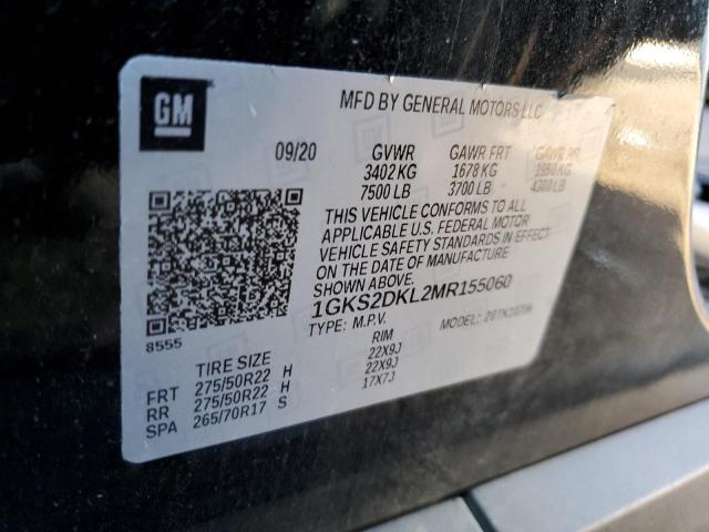 Photo 9 VIN: 1GKS2DKL2MR155060 - GMC YUKON DENA 