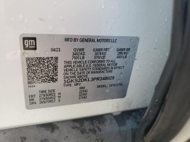 Photo 12 VIN: 1GKS2DKL3PR348029 - GMC YUKON DENA 