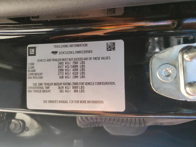 Photo 9 VIN: 1GKS2DKL5MR216563 - GMC YUKON DENA 