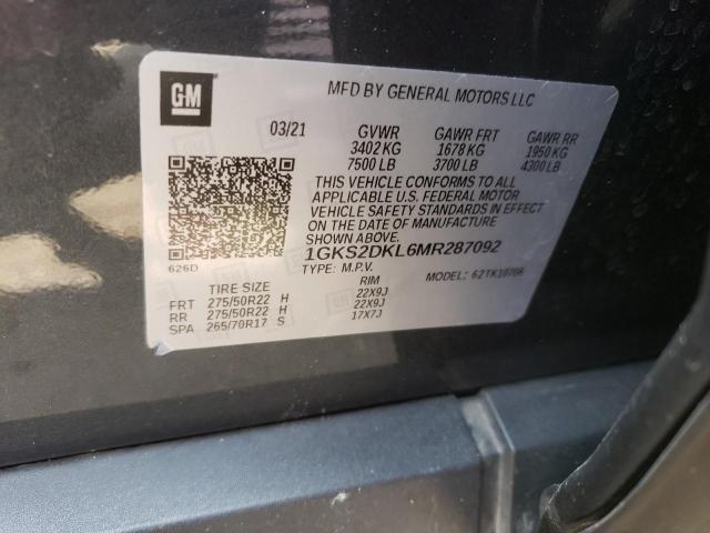 Photo 12 VIN: 1GKS2DKL6MR287092 - GMC YUKON 