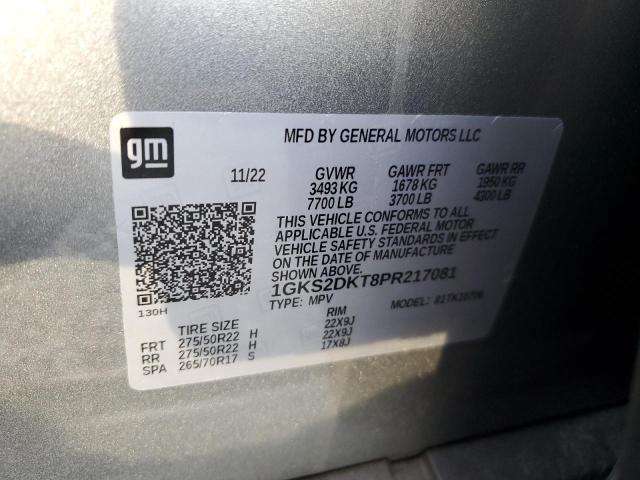 Photo 13 VIN: 1GKS2DKT8PR217081 - GMC YUKON 