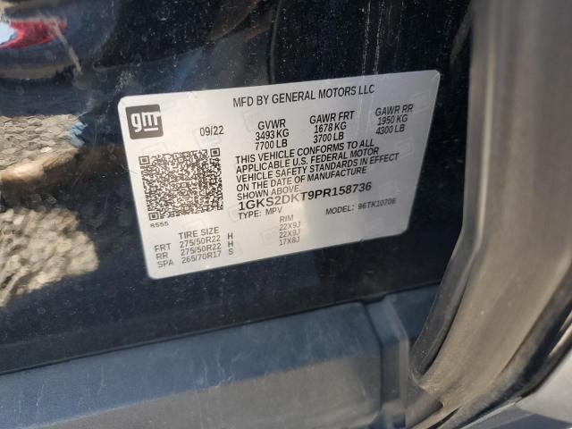 Photo 13 VIN: 1GKS2DKT9PR158736 - GMC YUKON DENA 