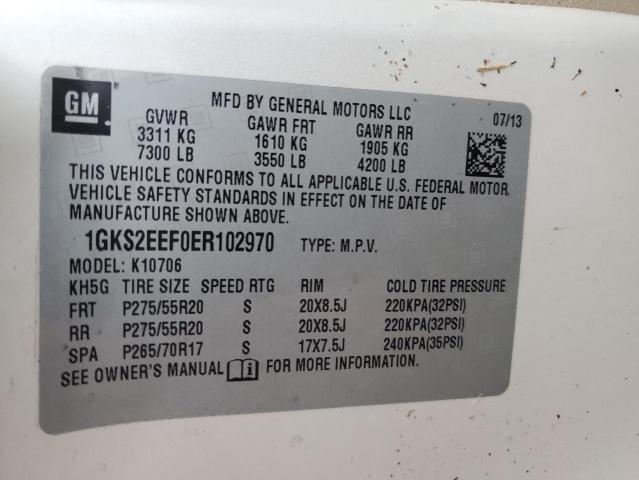 Photo 13 VIN: 1GKS2EEF0ER102970 - GMC YUKON DENA 