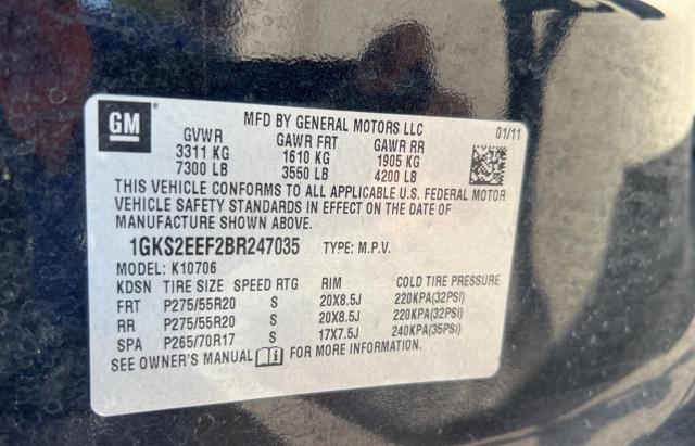 Photo 9 VIN: 1GKS2EEF2BR247035 - GMC YUKON DENA 