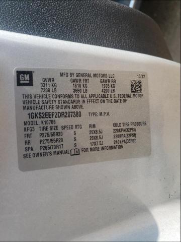 Photo 9 VIN: 1GKS2EEF2DR207380 - GMC YUKON DENA 