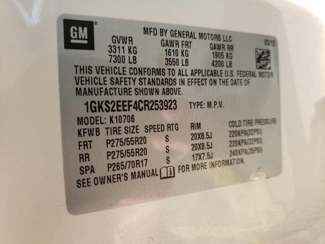 Photo 9 VIN: 1GKS2EEF4CR253923 - GMC YUKON DENA 