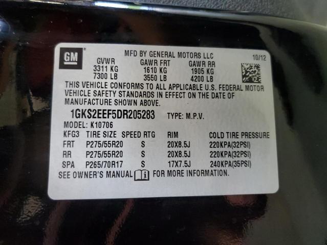 Photo 12 VIN: 1GKS2EEF5DR205283 - GMC YUKON DENA 