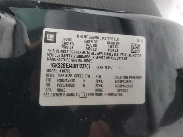 Photo 9 VIN: 1GKS2GEJ4DR123707 - GMC YUKON DENA 