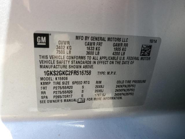 Photo 12 VIN: 1GKS2GKC2FR516758 - GMC YUKON 