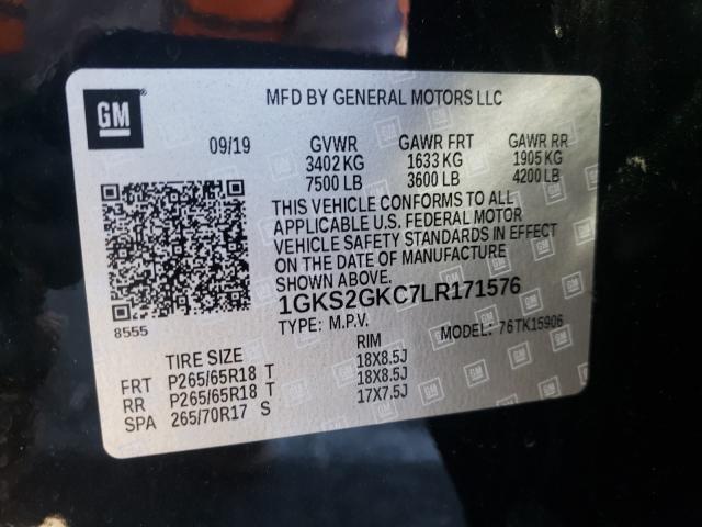 Photo 9 VIN: 1GKS2GKC7LR171576 - GMC YUKON XL K 