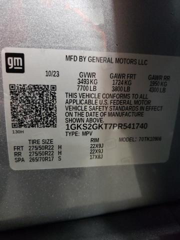 Photo 12 VIN: 1GKS2GKT7PR541740 - GMC YUKON 