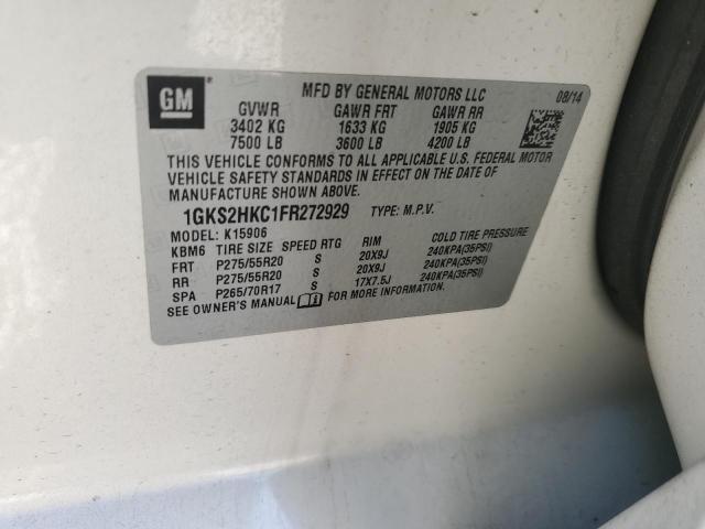 Photo 12 VIN: 1GKS2HKC1FR272929 - GMC YUKON XL K 