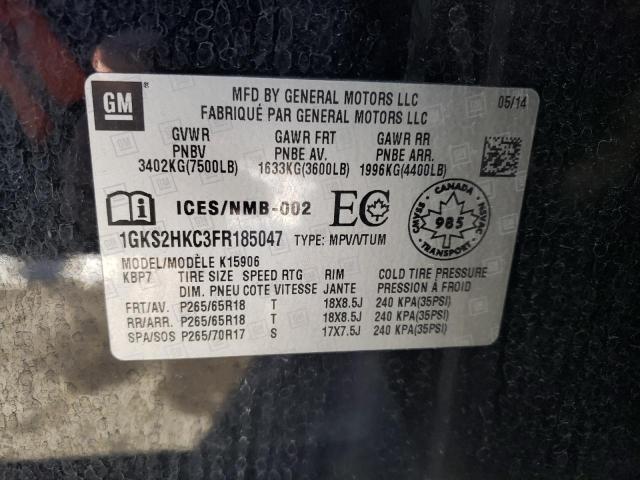 Photo 11 VIN: 1GKS2HKC3FR185047 - GMC YUKON 