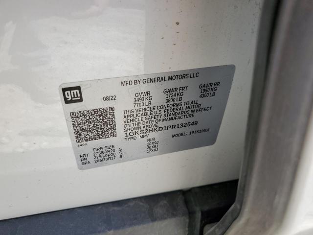 Photo 12 VIN: 1GKS2HKD1PR132549 - GMC YUKON 