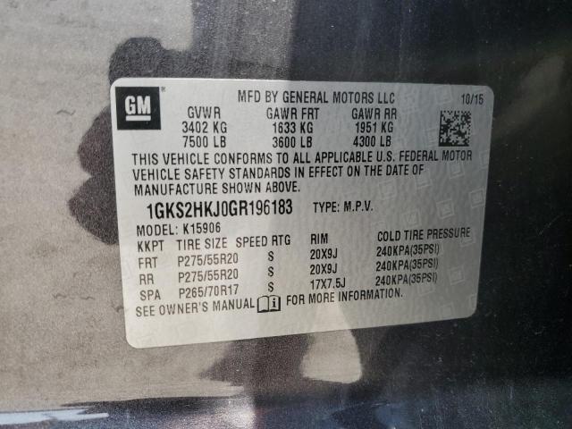 Photo 12 VIN: 1GKS2HKJ0GR196183 - GMC YUKON XL D 