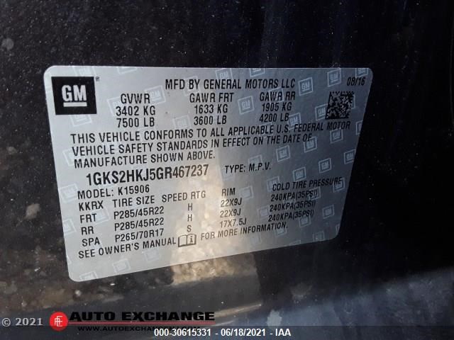 Photo 8 VIN: 1GKS2HKJ5GR467237 - GMC YUKON XL 