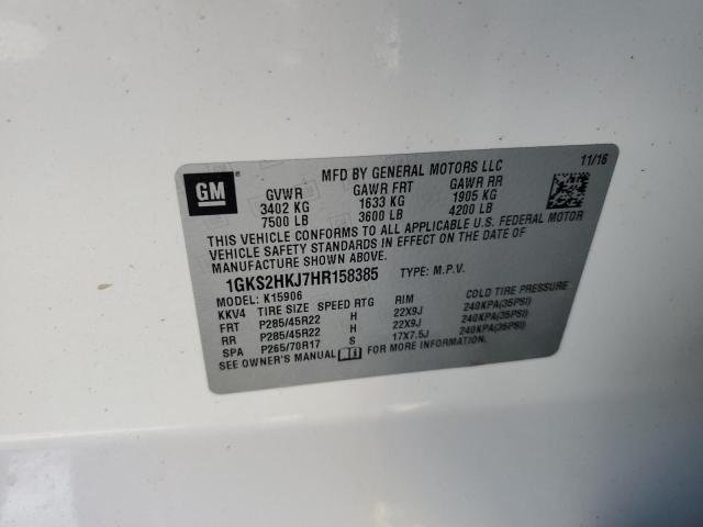 Photo 13 VIN: 1GKS2HKJ7HR158385 - GMC YUKON XL D 