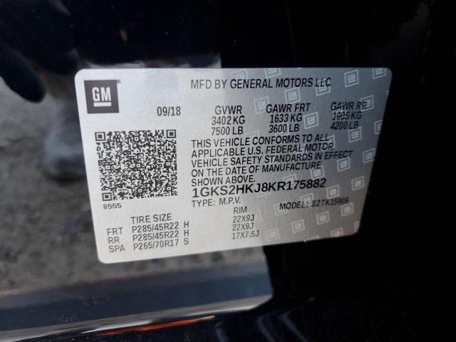 Photo 12 VIN: 1GKS2HKJ8KR175882 - GMC YUKON XL D 