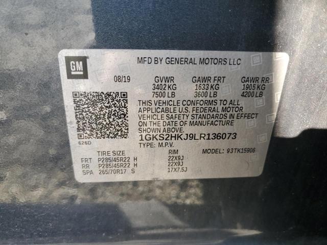 Photo 12 VIN: 1GKS2HKJ9LR136073 - GMC YUKON XL D 