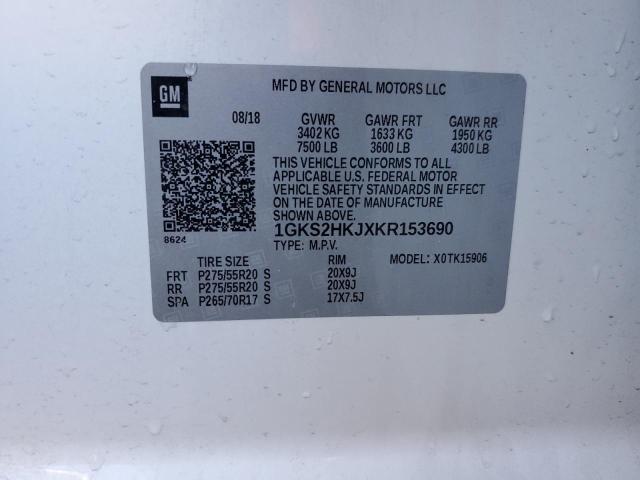 Photo 13 VIN: 1GKS2HKJXKR153690 - GMC YUKON XL D 