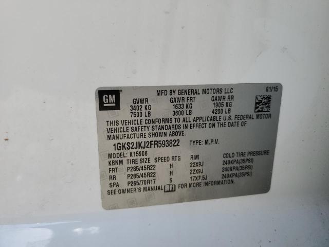 Photo 9 VIN: 1GKS2JKJ2FR593822 - GMC YUKON XL D 