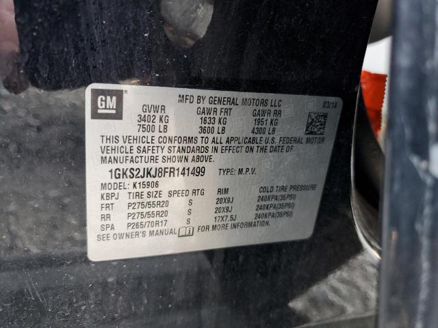 Photo 12 VIN: 1GKS2JKJ8FR141499 - GMC YUKON XL D 