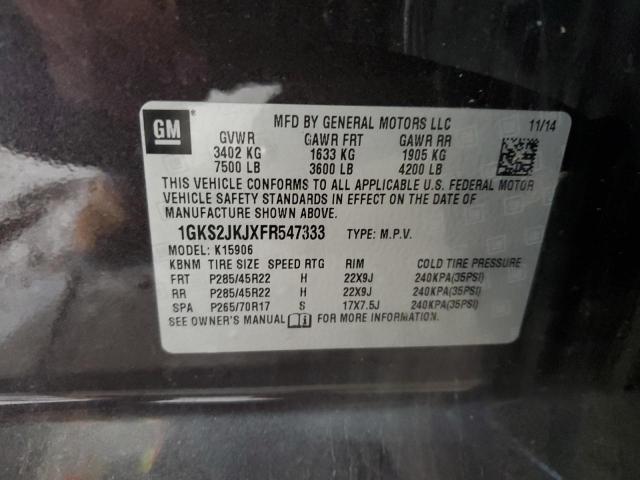 Photo 13 VIN: 1GKS2JKJXFR547333 - GMC YUKON XL D 