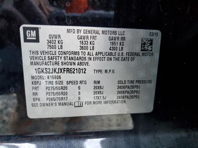 Photo 12 VIN: 1GKS2JKJXFR621012 - GMC YUKON XL D 