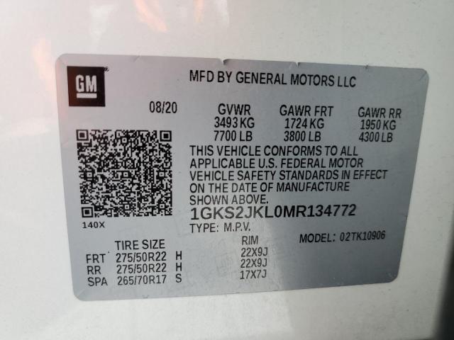 Photo 12 VIN: 1GKS2JKL0MR134772 - GMC YUKON XL D 