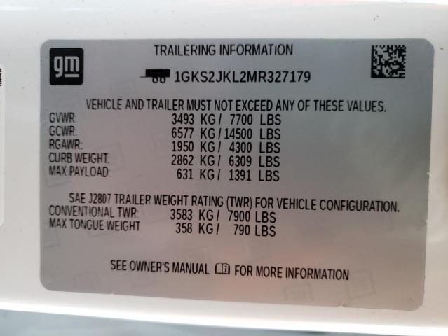 Photo 9 VIN: 1GKS2JKL2MR327179 - GMC YUKON XL D 