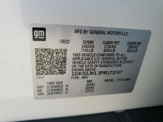 Photo 13 VIN: 1GKS2JKL3PR173747 - GMC YUKON 