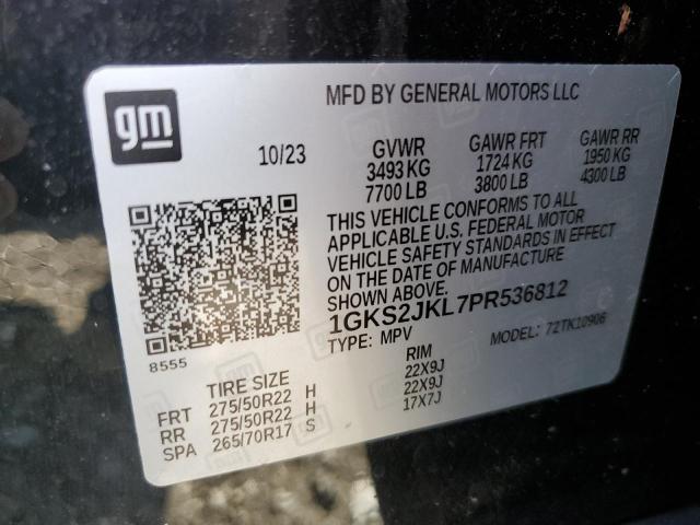 Photo 12 VIN: 1GKS2JKL7PR536812 - GMC YUKON XL D 