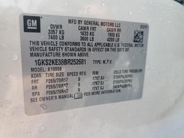 Photo 12 VIN: 1GKS2KE38BR252681 - GMC YUKON XL K 