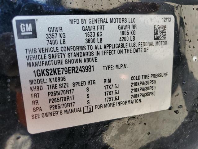 Photo 12 VIN: 1GKS2KE79ER243981 - GMC YUKON XL K 