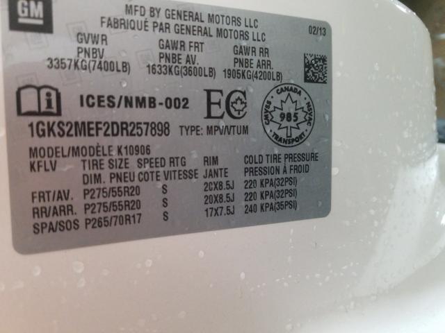 Photo 9 VIN: 1GKS2MEF2DR257898 - GMC YUKON XL D 