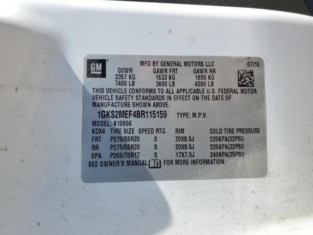 Photo 12 VIN: 1GKS2MEF4BR115159 - GMC YUKON XL D 