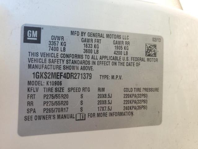 Photo 12 VIN: 1GKS2MEF4DR271379 - GMC YUKON XL D 