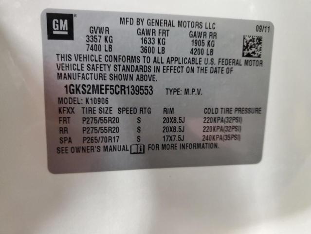 Photo 12 VIN: 1GKS2MEF5CR139553 - GMC YUKON 