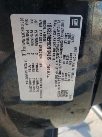 Photo 11 VIN: 1GKS2MEF5DR194215 - GMC YUKON XL D 