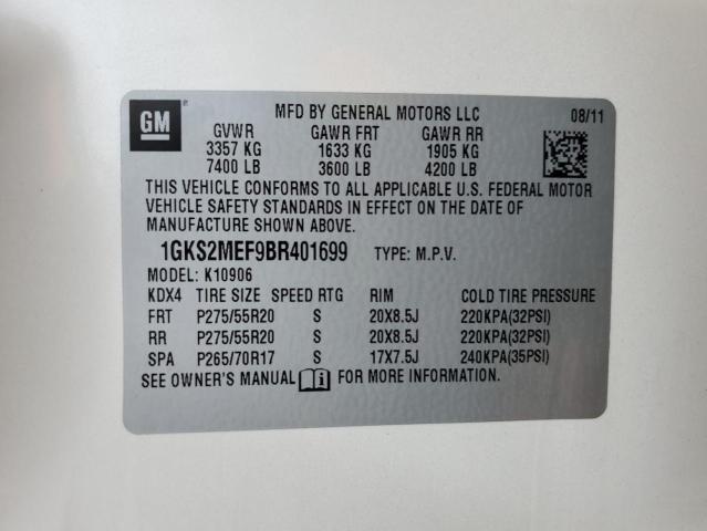 Photo 13 VIN: 1GKS2MEF9BR401699 - GMC YUKON XL D 